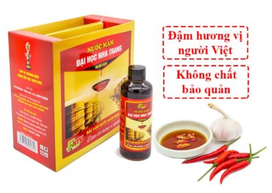 Nước Mắm 60 Độ Đạm (hộp 8 chai)